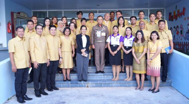 องคมนตรี ตรวจเยี่ยมการดำเนินงาน มรภ.สงขลา