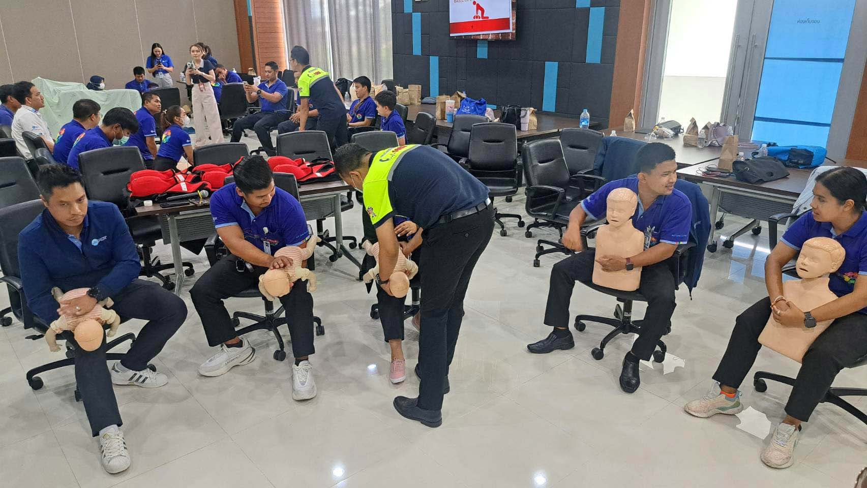 ผหญ.เปิดฝึกอบรมหลักสูตร “พัฒนาศักยภาพ Front Line ในการช่วยเหลือทางการแพทย์ Basic Life Support”