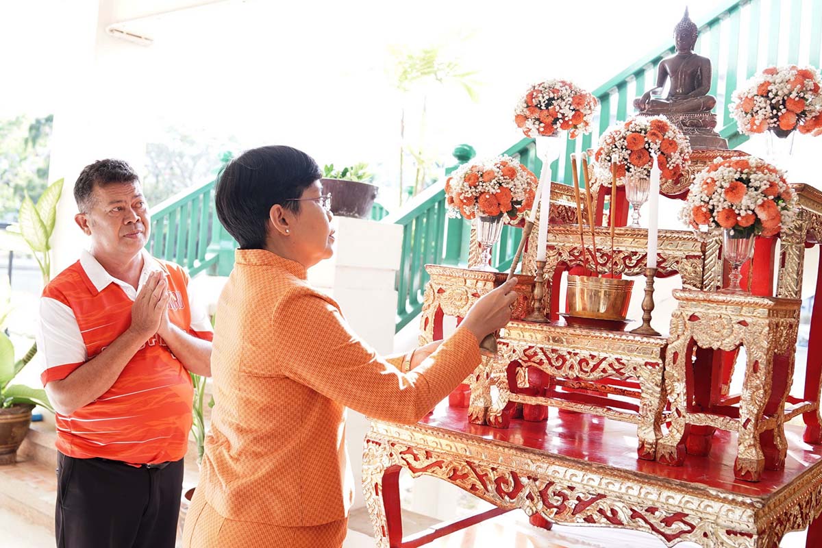 มรภ.สงขลา จัดพิธีทำบุญตักบาตร เนื่องในโอกาสวันคล้ายวันประสูติ สมเด็จพระเจ้าน้องนางเธอ เจ้าฟ้าจุฬาภรณวลัยลักษณ์ฯ